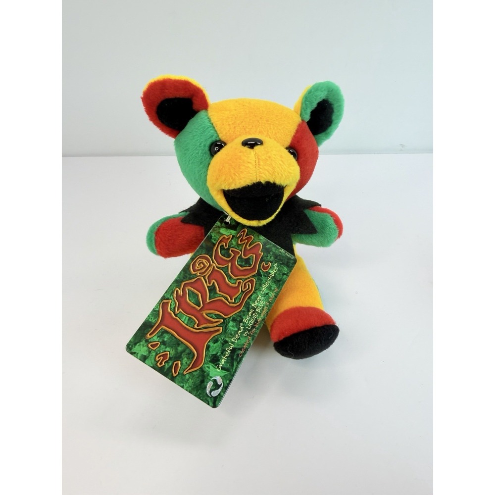 Grateful Dead Bear Irie 7" Plush Liquid Blue 3/26/88 Hampton Coliseum With Tags